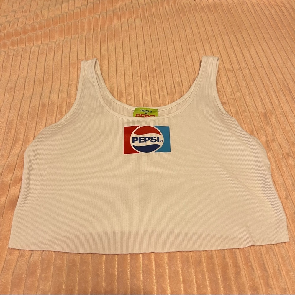 Forever 21+ Pepsi Crop Top